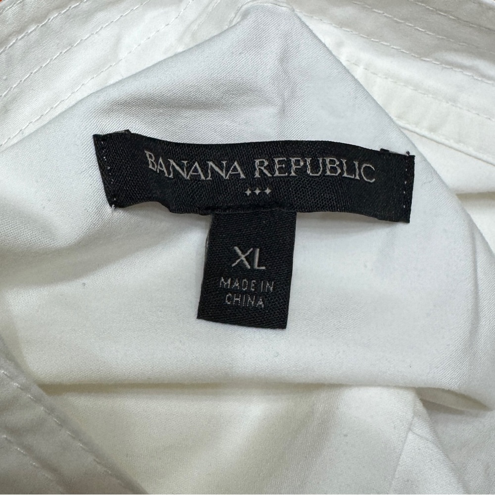 NWOT - Banana Republic Ravine Midi/Maxi Shirtdress | White | Size XL - Picture 6 of 7